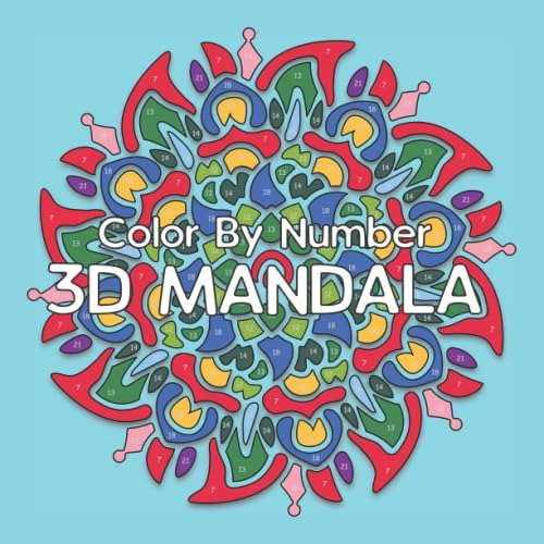 Libro: 3d Mandala Color By Number