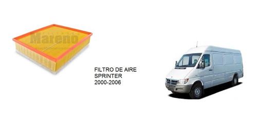 Filtro De Aire Mercedes Benz Sprinter 310/311/313/413 Mr189