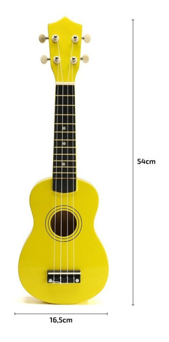 Imagen 6 de 10 de Ukelele De Madera Soprano Con Funda Manual Y Lecciones