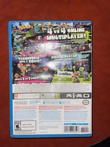 Splatoon Nintendo Wii U Físico (Usado)