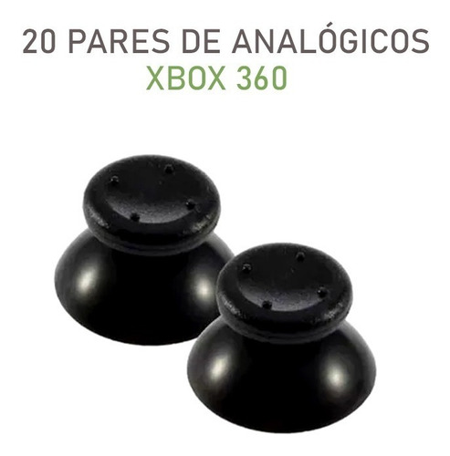Kit Reparo Botão Analógico Xbox 360 - 20 Pares - Novo