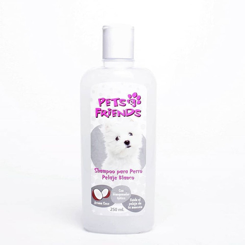 Shampoo Pelaje Blanco 250 Ml Perro