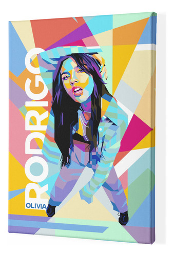 Cuadro Moderno Mural Olivia Rodrigo Pop Art Full Hd