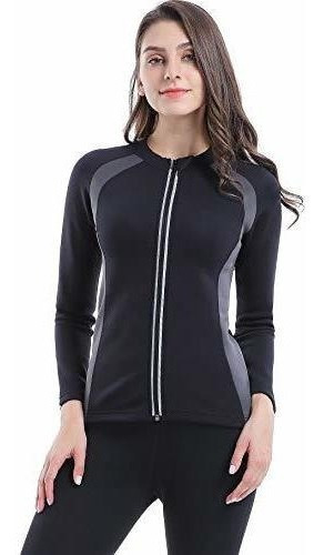 Ausom Mujeres Cami Hot Body Shaper Camisa Larga Sudor Sauna 