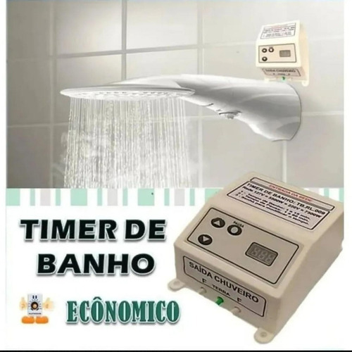 El temporizador de ducha eléctrico para baño corta la energía