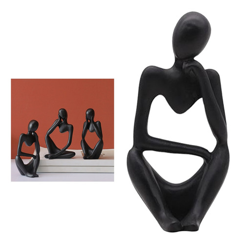Resina Pensador Escultura Estatua Figuras Personajes