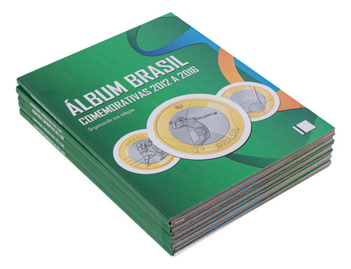 2 Álbuns De Moedas De 1 Real Olimpíadas Rio 2016 Oferta