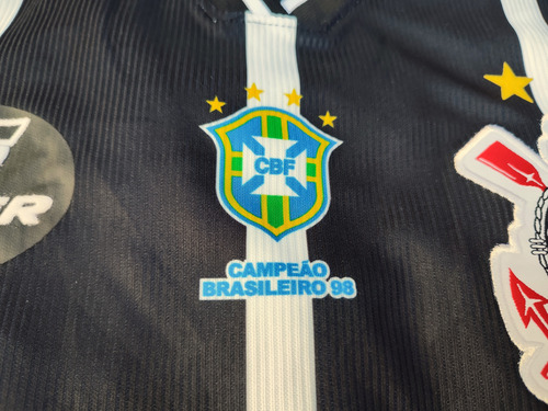 Jersey Corinthians De Brasil Negra 1999