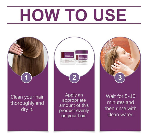 Mascarilla Capilar Morada Con Esencia De Maca, Acondicionado
