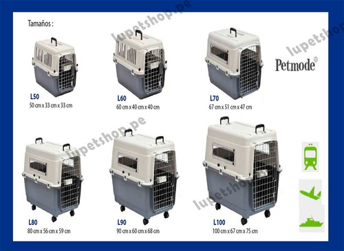Imagen 2 de 2 de Kennel Transportador De Mascota L110 Xl Perros Y Gatos