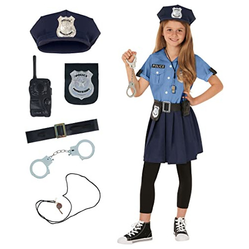 Disfraz De Policía Niñas, Disfraz De Oficial De Polic...