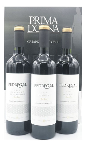 Vino Del Pedregal Roble X 3 Unidades