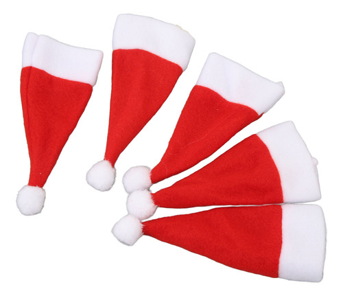Minisombreros De Papá Noel, 30 Piezas, Adornos Navideños En