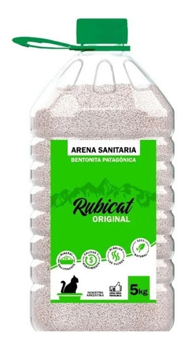 Arena Sanitaria Rubicat Original X 5 Kg !! x 5kg de peso neto