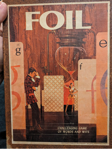 Juego De Mesa Antiguo Foil 1970 Juego De Cartas Vintage 