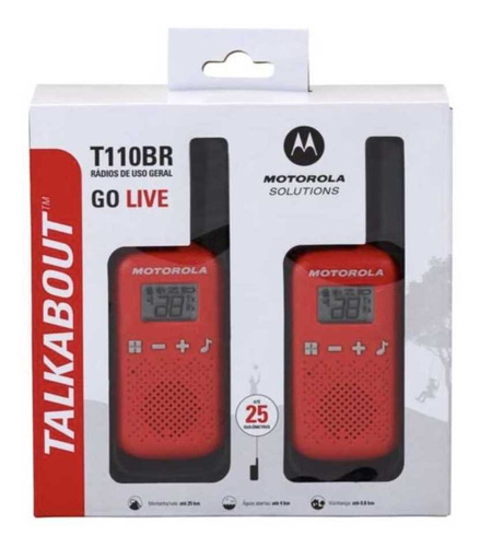 Radio De Comunicación Motorola Walkie Talkie T100 