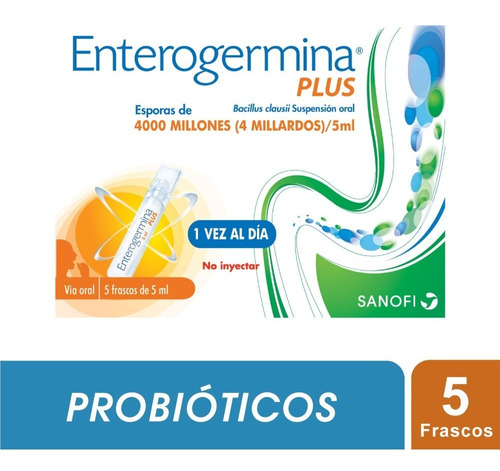 Enterogermina Oral Caja X 5 Ampol - Unidad a $16231