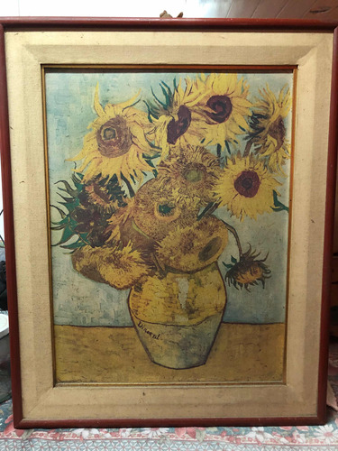 Cuadro Los Girasoles De Vincent Van Gogh.