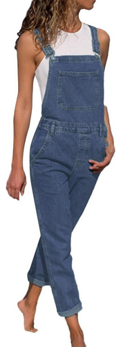 Pantalones Pantalones Con Peto De Mezclilla Para Mujer Panta