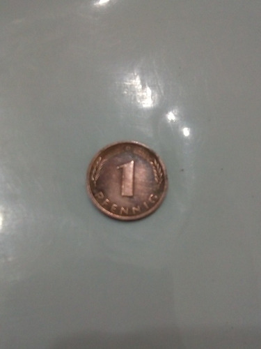 Moneda Alemania 1 Pfennig Año 1983