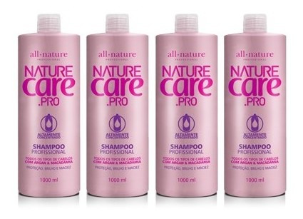 Shampoo E Cond Nature Care, Argan E Macadâmia All Nature 4 L