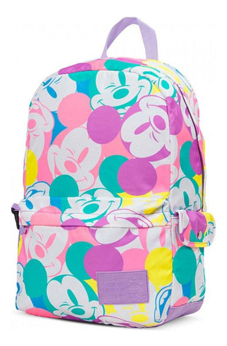 Mochila Mooving 17' Mickey Pastel