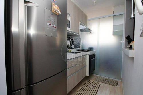 Imagem 3 de 14 de Apartamento De 50m², Composto De 2 Dormitórios, Á Venda Por R$ 280.000,00 - Vila Homero Thon - Santo André/sp - Ap1453