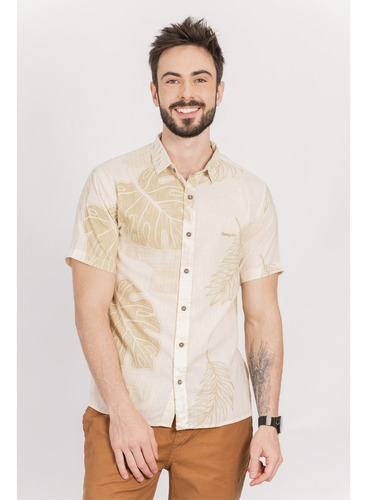 Camisa Estampada Masc Manga Curta Classica