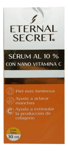 Sérum Al 10 % Con Vitamina C Eternal Secret Suero Facial 30