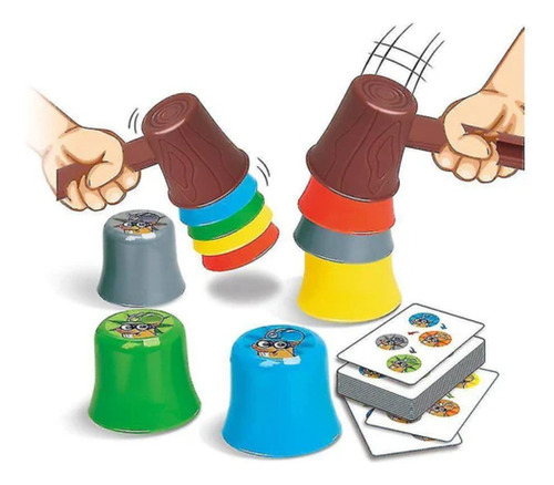 Juego De Mesa Apilando Topos Stack A Mole Clásico