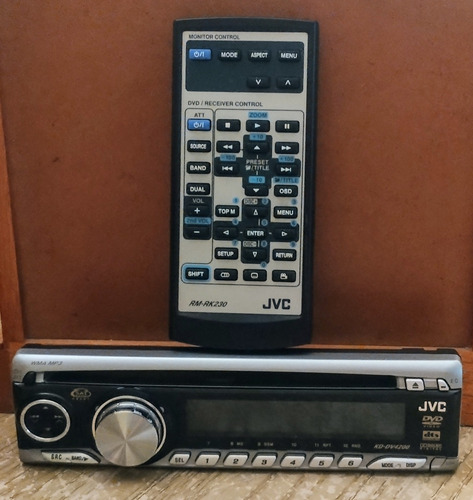 Jvc:carátula Kd-dv4200 Y Control Rm-rk230 Para Autoestéreo 