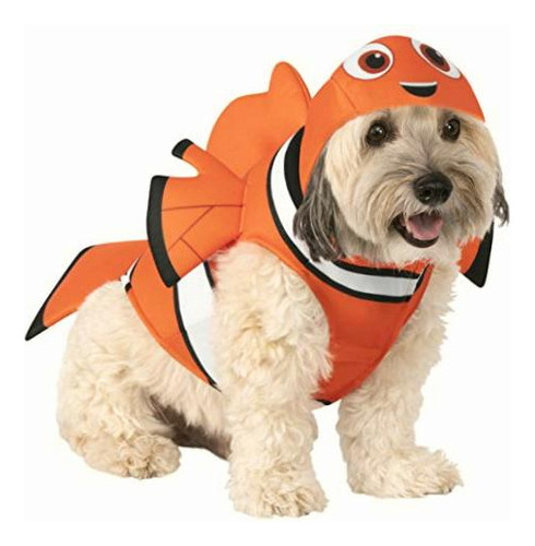 Rubie's Disney Finding Nemo Disfraz Para Mascota, Tamaño Color Como se muestra