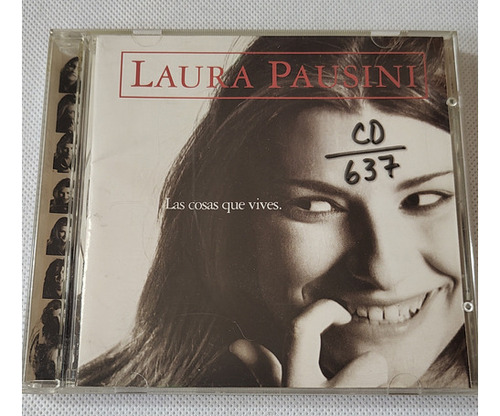 Cd Laura Pausini Las Cosas Que Vives Original  