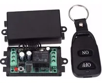 Comprar Dc Relé 12v 10a 1ch Rf Control Remoto Inalámbrico Receptor