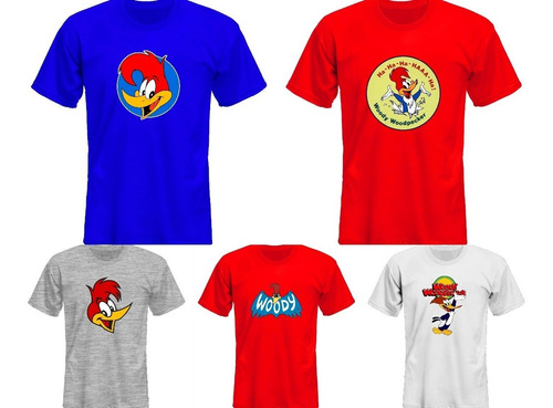 Remeras Pajaro Loco Woody Woodpecker *mr Korneforos*