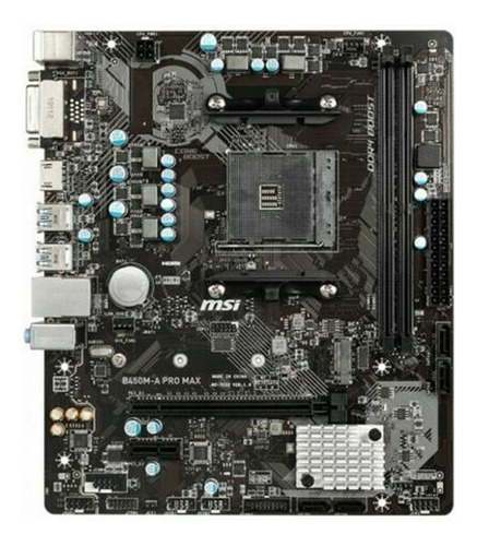 Motherboard Msi B450m-a Pro Max Ryzen Socket Am4 Ddr4