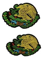 Comprar 2 Pz Parche Bordado Termoadhesivo Escudo Nacional Mexicano