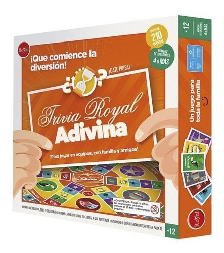 Trivia Adivina Juego De Mesa Royal - Espacio Regalos