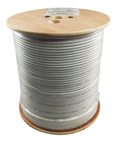 Imagen 2 de 7 de Cable Coaxial Rg6 Blanco Por Metro