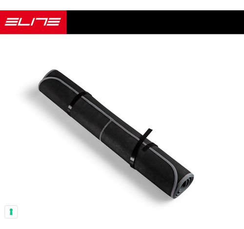 Alfombra Para Rodillo Entrenamiento Elite Dry Mat Negro