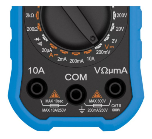 Imagem 4 de 4 de Multimetro Digital Et-1100b Minipa