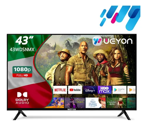 comprar Android Tv Pantallas Smart Tv 43 Pulgadas Weyon Television