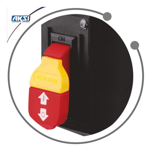 Taladro De Piso Aksi 1/2 Hp 450w 127v / 60hz - 5 Vel - Ind Color Rojo