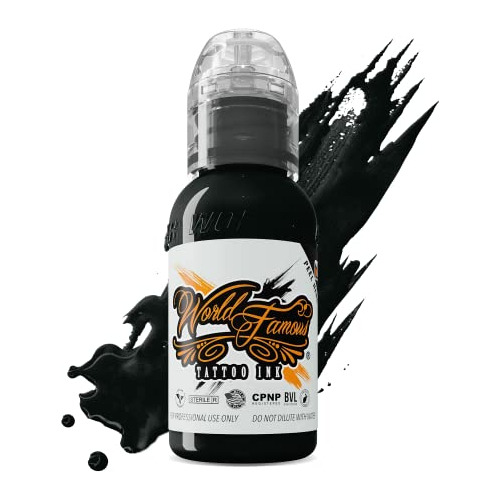 Tinta De Tatuaje Morado World Famous, Vegana, .5 Oz