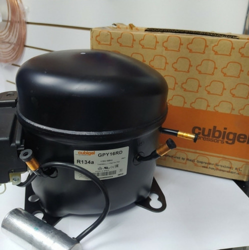 Imagen 2 de 4 de Compresor Cubigel Sellado 1/2 Hp 6.190 Btu/h R-134 115v Alta