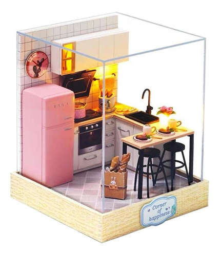 Auto Montado Diy Artesanato Cozinha Sala De Jantar Mini De