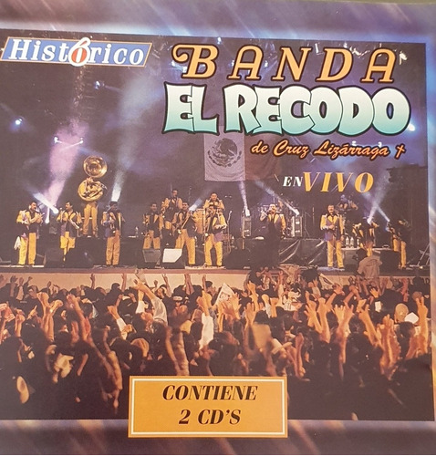 Cd Banda El Recodo - Historico - En Vivo - 2cds - Fonovisa