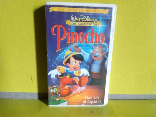 Pinocho ( Castellano )  - Vhs Original Disney