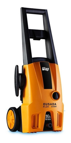 Imagem 3 de 6 de Lavadora de alta pressão Wap Ultra Ousada Plus 2200 amarela e preta com 1750psi de pressão máxima 220V