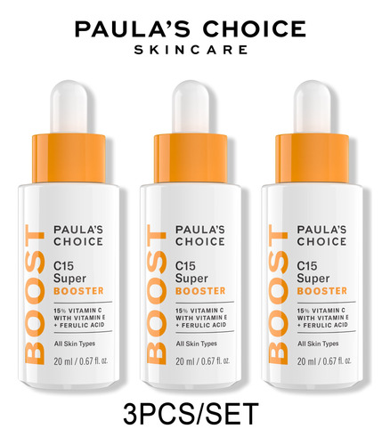 3 Unidades De Paula's Choice Boost C15 Super Booster 15% De